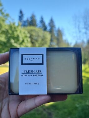 Beekman 1802 Fresh Air Goat Milk Bar Soap - Cream
